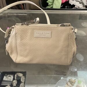 Halston Heritage Beige Crossbody Bag
